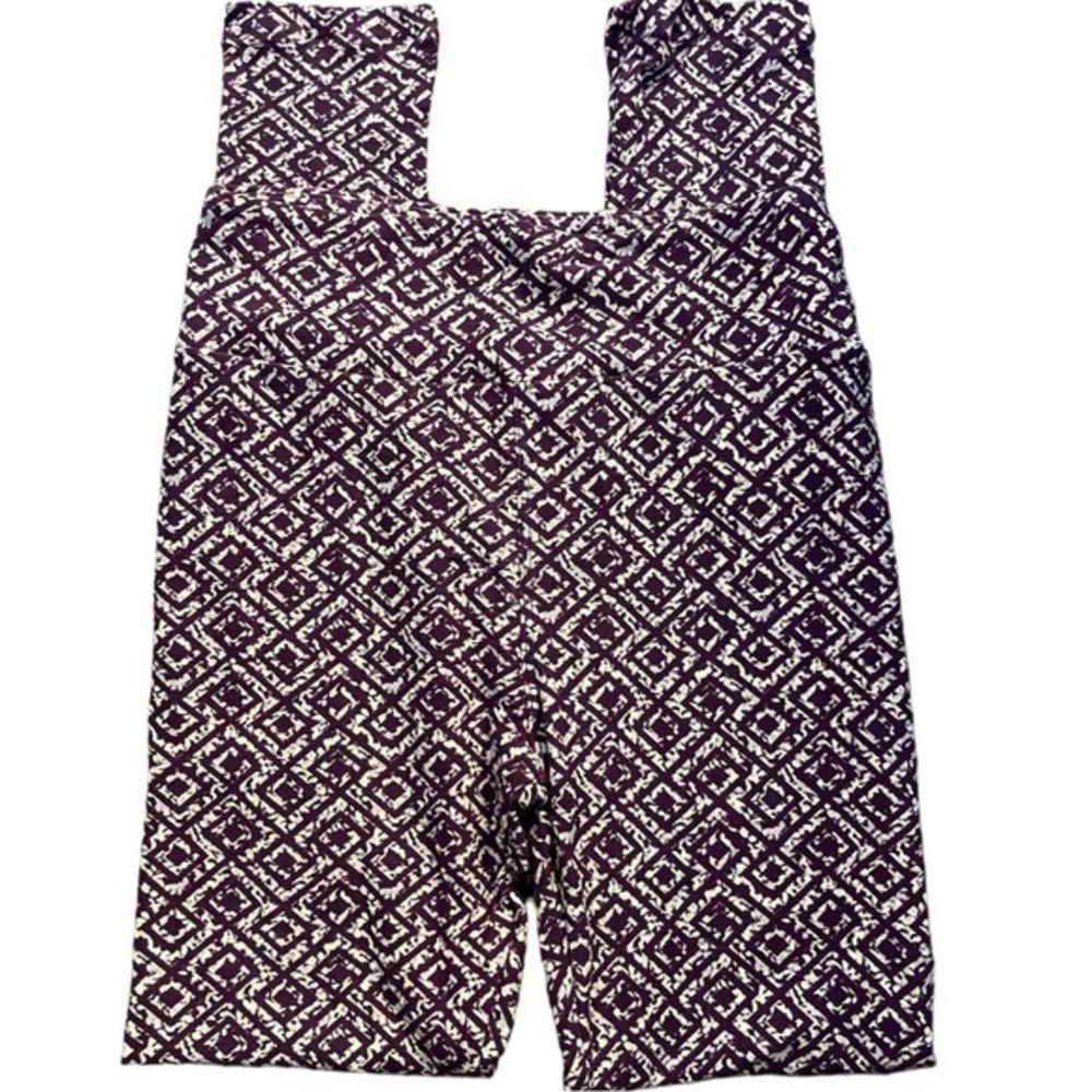 Lularoe LOGO Plum/Purple Leggings Size O/S EUC #6315